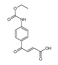 2-Butenoic acid, 4-(4-((ethoxycarbonyl)amino)phenyl)-4-oxo-, (E)-结构式