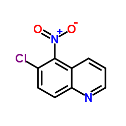 6-氯-5-硝基喹啉结构式