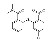 2-(5-chloro-2-nitrophenyl)sulfanyl-N,N-dimethylbenzamide Structure