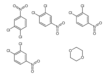 1,2-dichloro-4-nitrobenzene,1,4-dioxane Structure