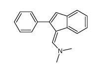 N,N-dimethyl-1-(2-phenylinden-1-ylidene)methanamine Structure