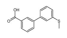 3-(Methylthio)biphenyl-3-carboxylic acid Structure