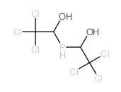 2,2,2-trichloro-1-(2,2,2-trichloro-1-hydroxy-ethyl)phosphanyl-ethanol Structure