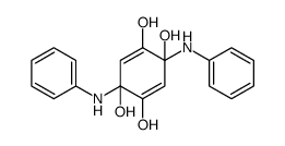 2,5-Cyclohexadiene-1,2,4,5-tetrol, 1,4-bis(phenylamino)结构式