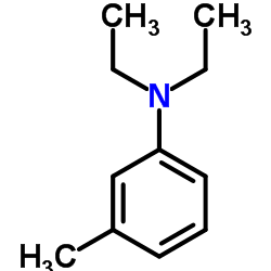 N,N-Diethyl-m-toluidine Structure