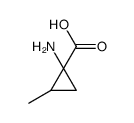1-氨基-2-甲基环丙烷羧酸结构式