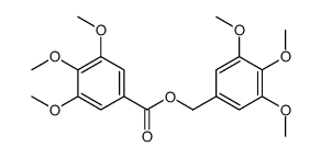 (3,4,5-trimethoxyphenyl)methyl 3,4,5-trimethoxybenzoate Structure