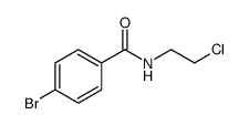 Benzamide, 4-bromo-N-(2-chloroethyl) Structure