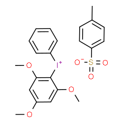 苯基(2,4,6-三甲氧基苯基)碘鎓对甲苯磺酸盐结构式