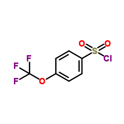 4-(三氟甲氧基)苯磺酰氯结构式