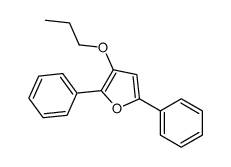 2,5-diphenyl-3-propoxyfuran Structure
