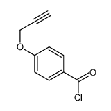 4-prop-2-ynoxybenzoyl chloride Structure
