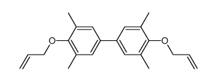 3,3',5,5'-tetramethyl-4,4'-bis(2-propen-1-yloxy)-1,1'-biphenyl Structure