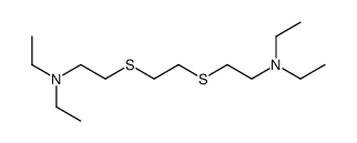 2-[2-[2-(diethylamino)ethylsulfanyl]ethylsulfanyl]-N,N-diethylethanamine Structure
