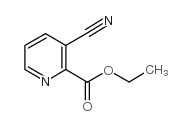 3-氰基-2-吡啶羧酸乙酯结构式