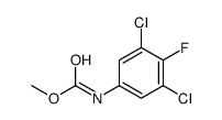 methyl N-(3,5-dichloro-4-fluorophenyl)carbamate结构式
