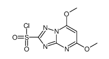 5,7-dimethoxy-[1,2,4]triazolo[1,5-a]pyrimidine-2-sulfonyl chloride Structure