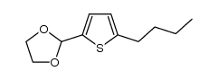 2-(5-butyl-[2]thienyl)-[1,3]dioxolane Structure