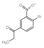 3-硝基-4-溴苯丙酮结构式