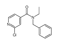 2-氯-N-乙基-N-苯基吡啶-4-甲酰胺结构式