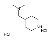 N,N-Dimethyl-1-(4-piperidinyl)methanamine dihydrochloride Structure