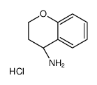 (4S)-3,4-二氢-2H-1-苯并吡喃-4-胺盐酸盐结构式