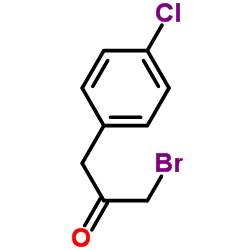 1-Bromo-3-(4-chlorophenyl)acetone结构式