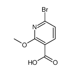 6-Bromo-2-methoxynicotinic acid structure