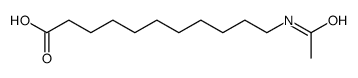 11-acetamidoundecanoic acid Structure
