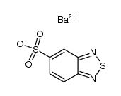 benzo[1,2,5]thiadiazole-5-sulfonic acid, barium salt结构式