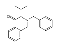 (S)-2-(N,N-dibenzyl)amino-3-methylbutanal结构式