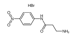 3-氨基-N-(4-硝基苯基)丙酰胺氢溴酸盐结构式