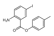 (4-methylphenyl) 2-amino-5-iodobenzoate Structure