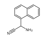(+/-)-α-Amino-1-naphthaleneacetonitrile Structure