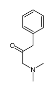1-(dimethylamino)-3-phenylpropan-2-one Structure