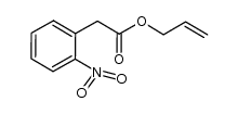 allyl 2-(2-nitrophenyl)acetate结构式