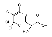 (2R)-2-amino-3-[(E)-1,2,3,3,3-pentachloroprop-1-enyl]sulfanylpropanoic acid结构式