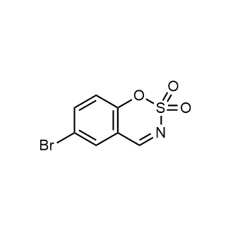 6-溴苯并[e][1,2,3]噁硫嗪2,2-二氧化物结构式