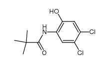 4,5-dichloro-2-hydroxypivalanilide Structure