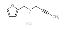 But-2-ynyl-furan-2-ylmethyl-amine hydrochloride Structure