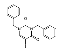 1,3-dibenzyl-5-iodopyrimidine-2,4-dione Structure
