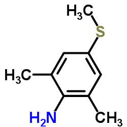 2,6-Dimethyl-4-(methylsulfanyl)aniline Structure