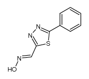 5-phenyl-1,3,4-thiadiazole-2-carbaldehyde oxime结构式