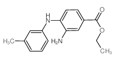 Ethyl 3-amino-4-(3-toluidino)benzoate结构式