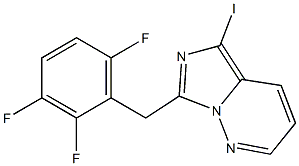 5-iodo-7-(2,3,6-trifluorobenzyl)imidazo[1,5-b]pyridazine结构式
