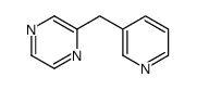 2-(3-吡啶甲基)吡嗪结构式