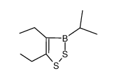 4,5-diethyl-3-i-propyl-1,2,3-dithiaborole结构式