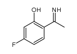 5-fluoro-2-(1-iminoethyl)phenol结构式