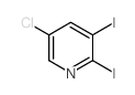 5-Chloro-2,3-diiodopyridine Structure