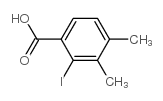 2-碘-3,4-二甲基苯甲酸结构式